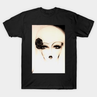 SAHARA WHITE DOVE 1 DECO FACE T-Shirt